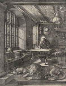 San Girolamo nel suo studio, 1514 da Albrecht Dürer